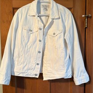 Lucky Brand Women's White Denim Jacket